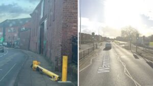 Pensioner arrested on suspicion of cutting down speed camera in Wigan