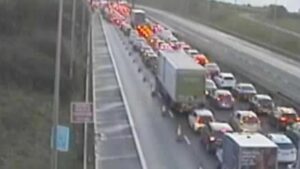 Man tragically dies after falling from bridge over M62 motorway