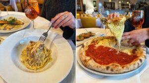 The Italian spot doing 50% off their entire a la carte menu