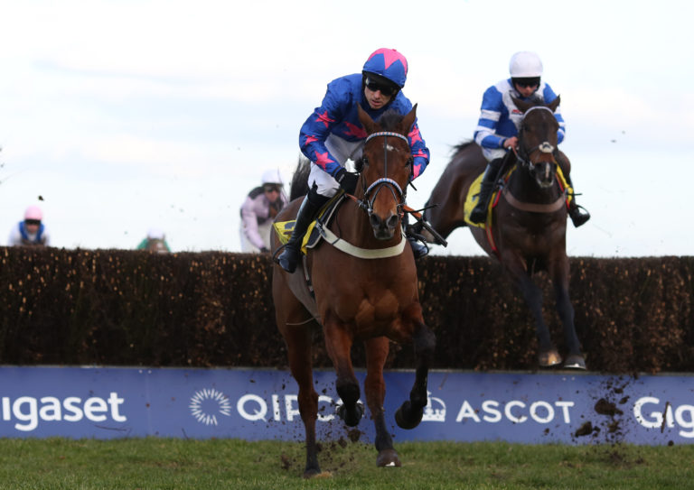 Cue Card gets the better of Waiting Patiently at Ascot