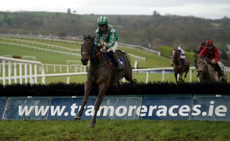Ardera Ru ridden by Shane O'Callaghan goes on to win The Tramore Medical Clinic Handicap Hurdle during Savills New Years Chase Day at Waterford and Tramore Racecourse