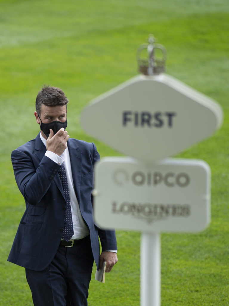 Sir Busker's trainer William Knight at Royal Ascot