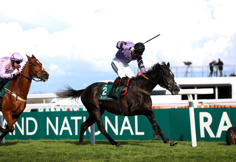Hacker Des Places winning at Aintree