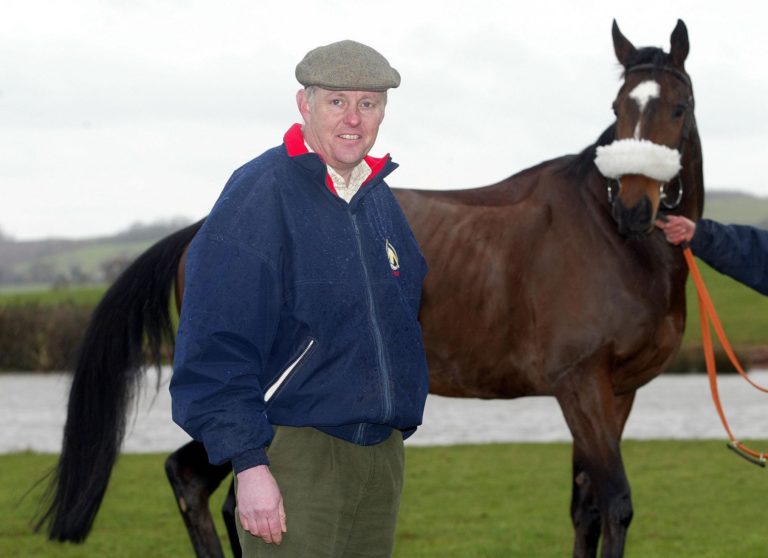 Hobbs and Flagship Uberalles at his Sandhill Stables
