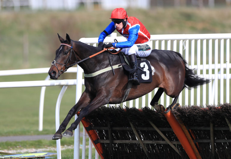 Quinta Do Mar, here winning over hurdles at Market Rasen, is now unbeaten in three runs at Fontwell