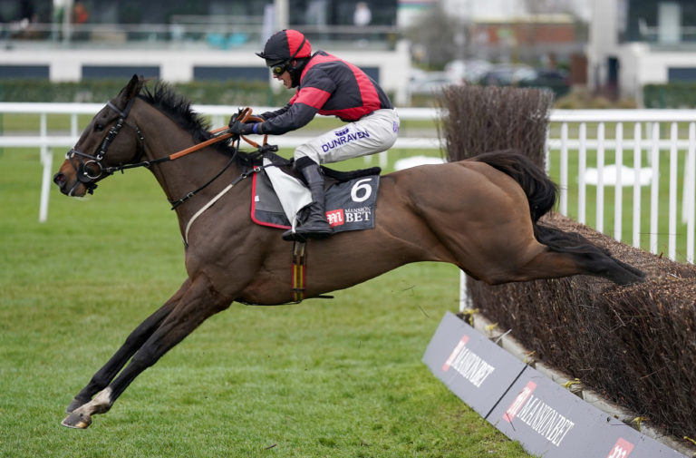 Paint The Dream in action at Newbury