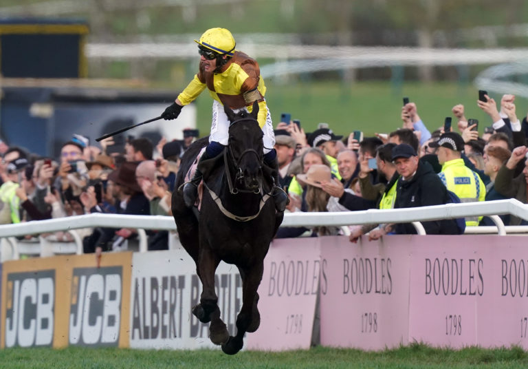 Galopin Des Champs emerged victorious in the Gold Cup