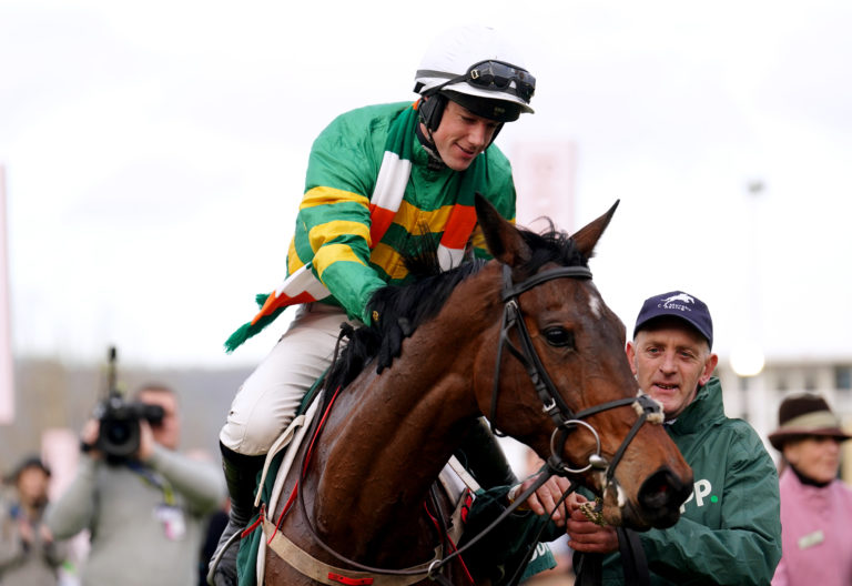 Brian Hayes and Impervious return to the Cheltenham winner's enclosure