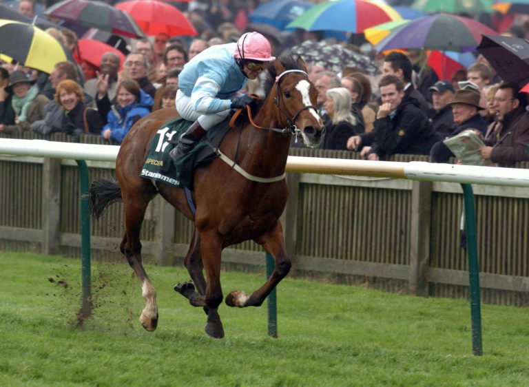 Speciosa winning the 1000 Guineas
