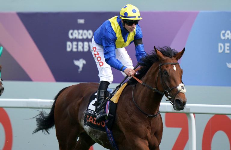 Desert Crown winning the Derby