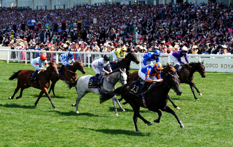 Meditate winning the Albany Stakes at Royal Ascot