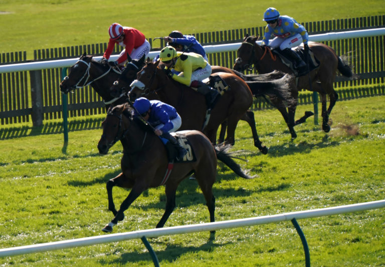 Silver Lady ridden by William Buick when winning at Newmarket