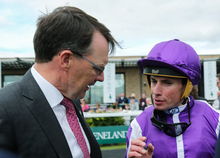 Ryan Moore and Aidan O'Brien are represented by Lambada