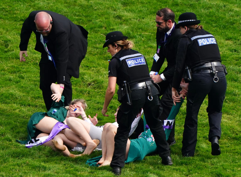 Police dealt swiftly with last year's protest