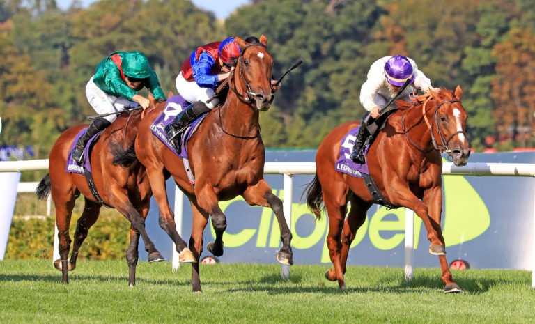 Onesto (right) bids to land a second Group One success