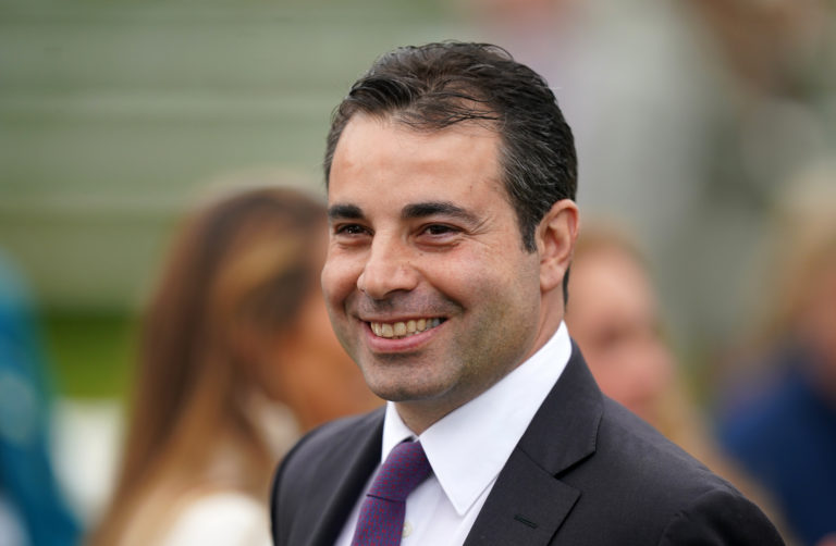 Marco Botti after winning the Boodles Yorkshire Cup Stakes with Giavellotto