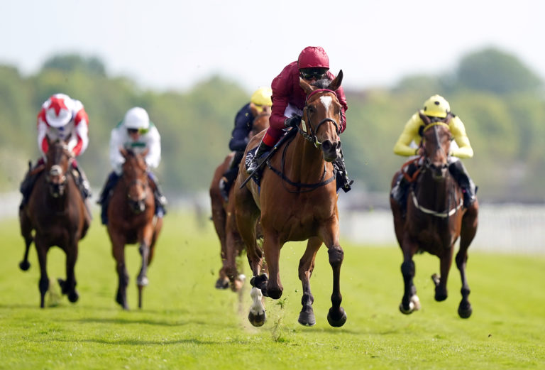 Soul Sister and Frankie Dettori winning the Musidora Stakes