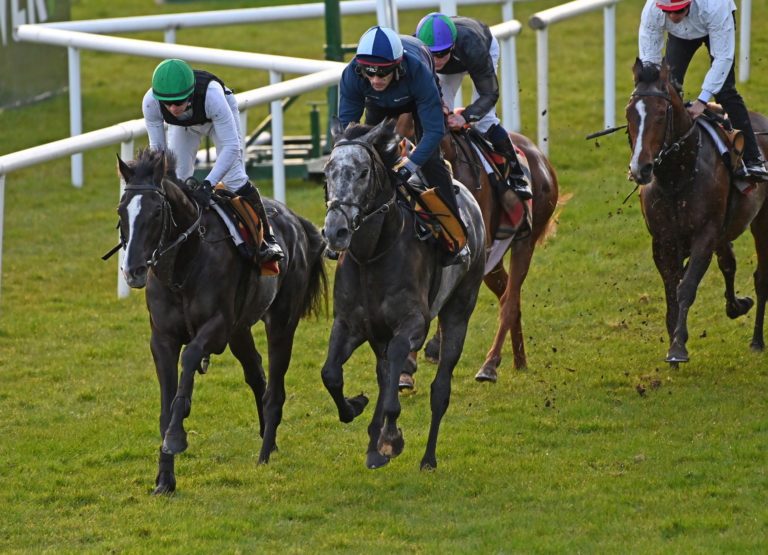 August Rodin working on the Curragh ahead of the Guineas