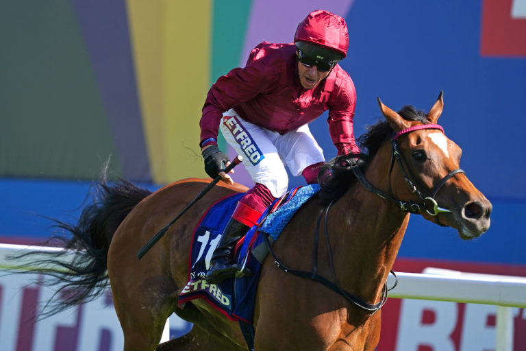 Soul Sister and Frankie Dettori winning the Oaks