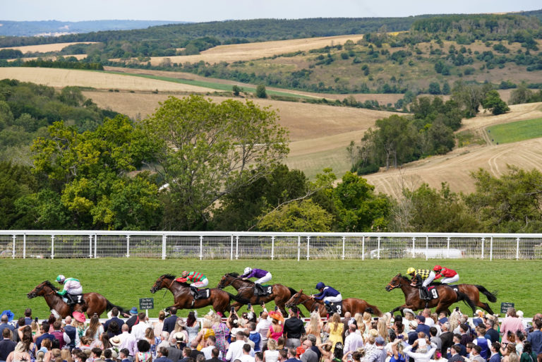 Royal Scotsman (left) on his way to a track-record success at Goodwood last season