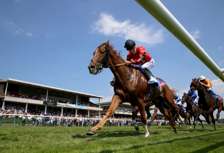 Cumulonimbus (left) and Harry Davies made all the running at Haydock