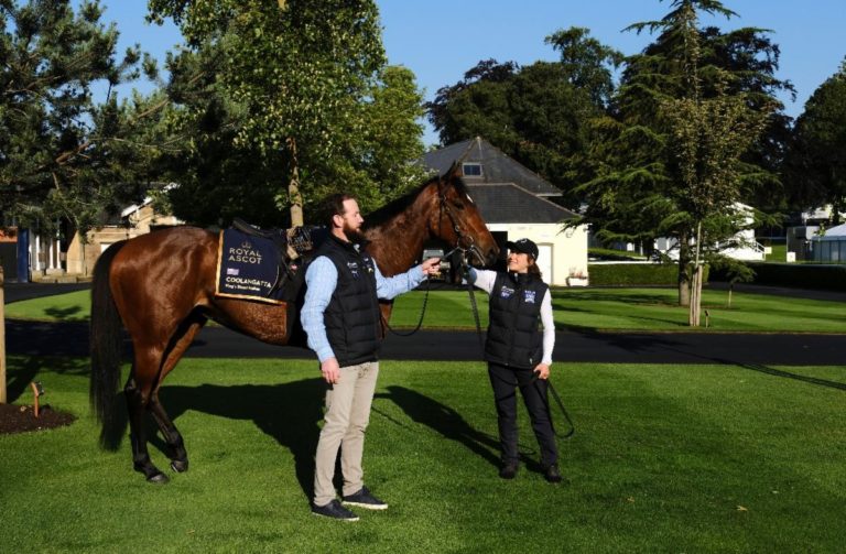 Ciaron Maher with Coolangatta at Ascot