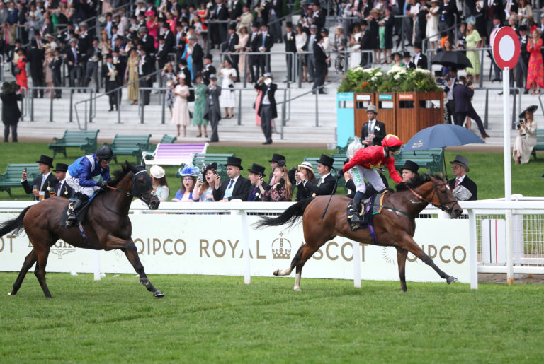 Highfield Princess winning at Royal Ascot in 2021