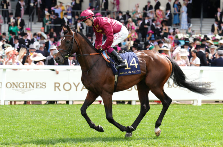 Zoology ran a huge race under Oisin Murphy in the Jersey Stakes