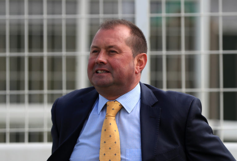 Trainer John Ryan at Yarmouth