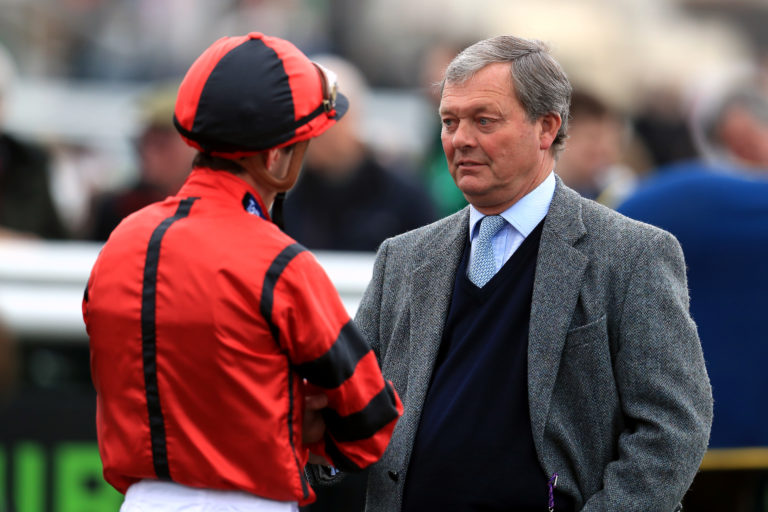 William Haggas (right) has given the experienced Ahern the chance to ride out