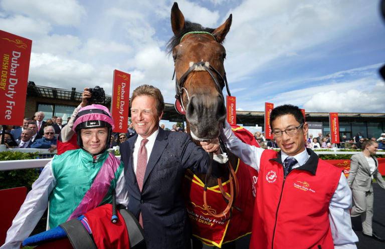 Ralph Beckett with stable star Westover