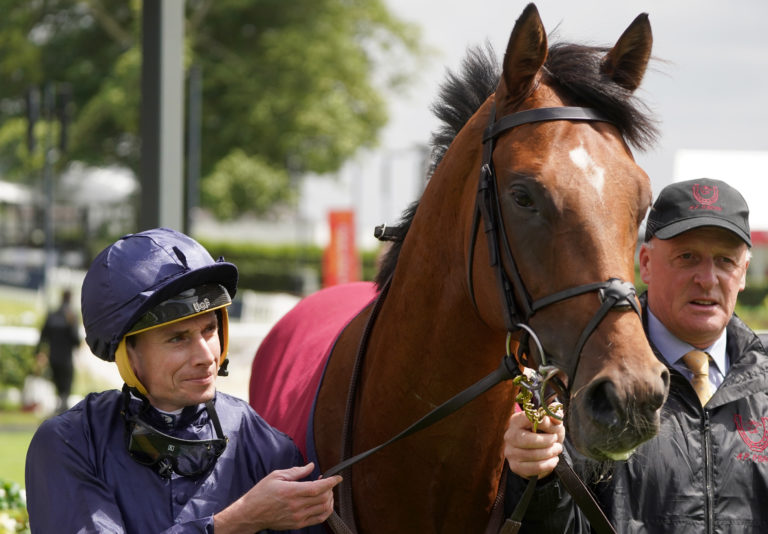 Ryan Moore was very impressed with City Of Troy on debut