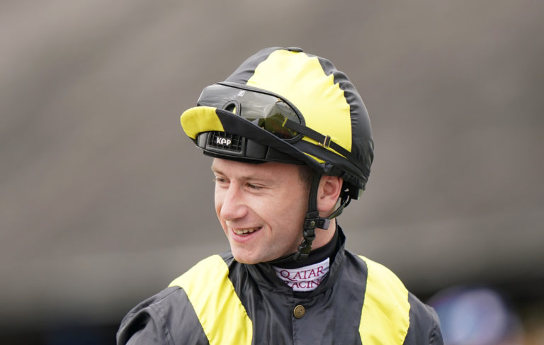Jockey Oisin Murphy at Leicester Racecourse