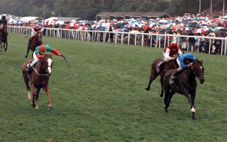 Kayf Tara got up late to deny Darryll Holland a dream first ride on Double Trigger at Ascot