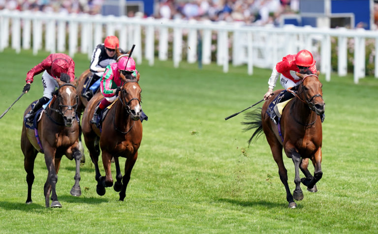 Rogue Millennium winning at Royal Ascot