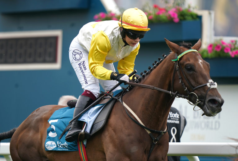 Kihavah and Jody Townend in winning action at York