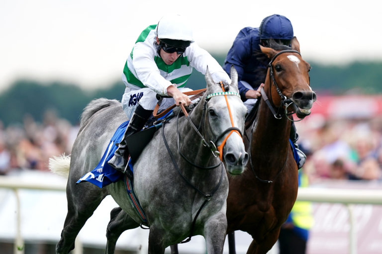 Morris aboard Alpinista during the Yorkshire Oaks