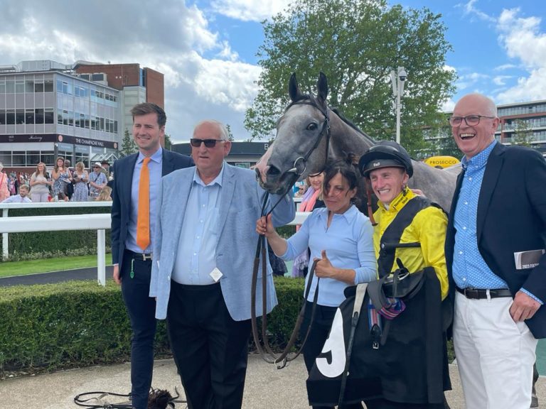 Big smiles from the Desperate Hero team