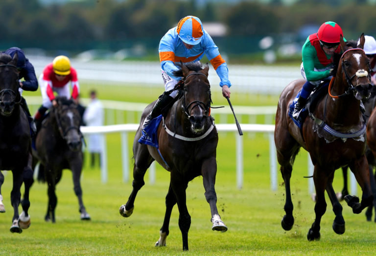 Letsbefrankaboutit opened his account in the Round Tower Stakes