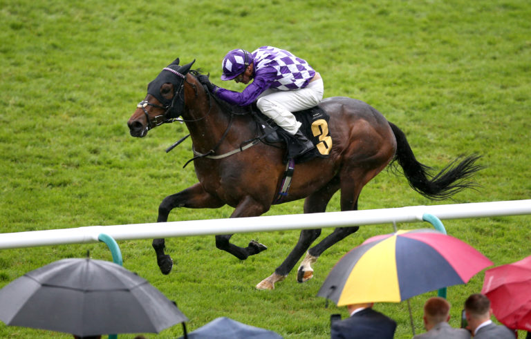 Shaquille and James Doyle on his seasonal debut at Newmarket