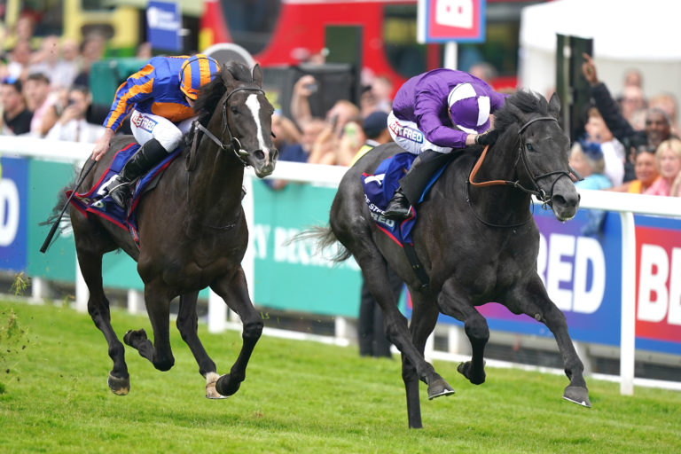 King Of Steel (right) and Auguste Rodin dominated the Derby