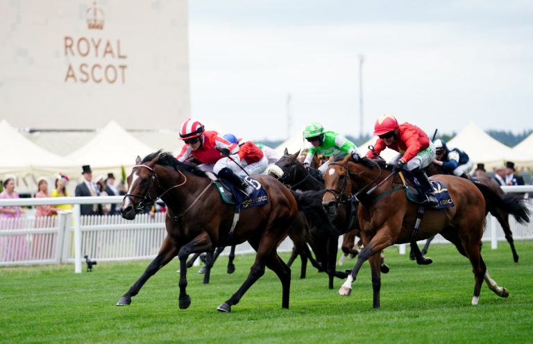 Bradsell denying Highfield Princess in the King's Stand Stakes at Royal Ascot