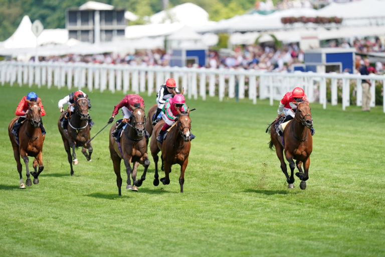 Rogue Millennium winning at Royal Ascot (