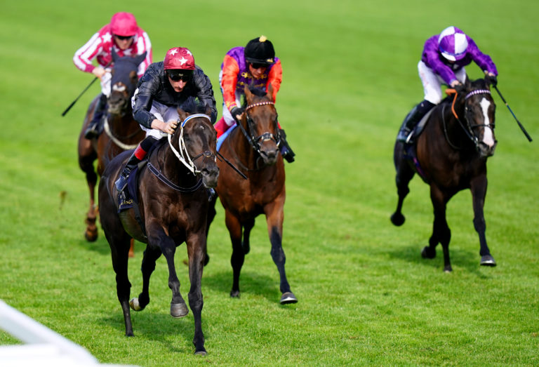Claymore (left) in winning action at Royal Ascot