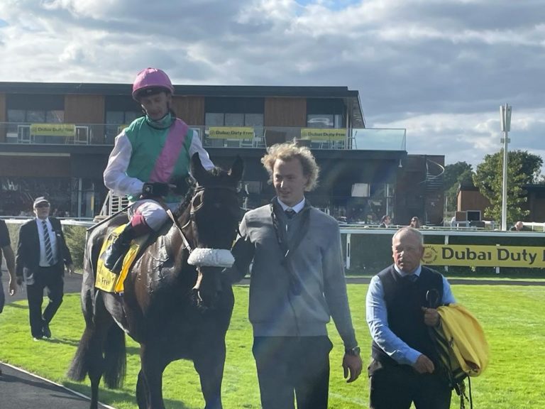 Array after winning the Mill Reef