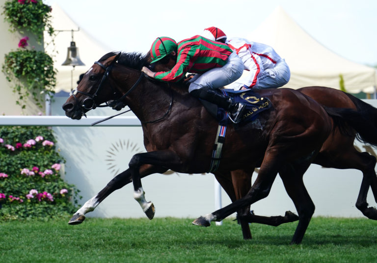 Okita Soushi winning at Royal Ascot