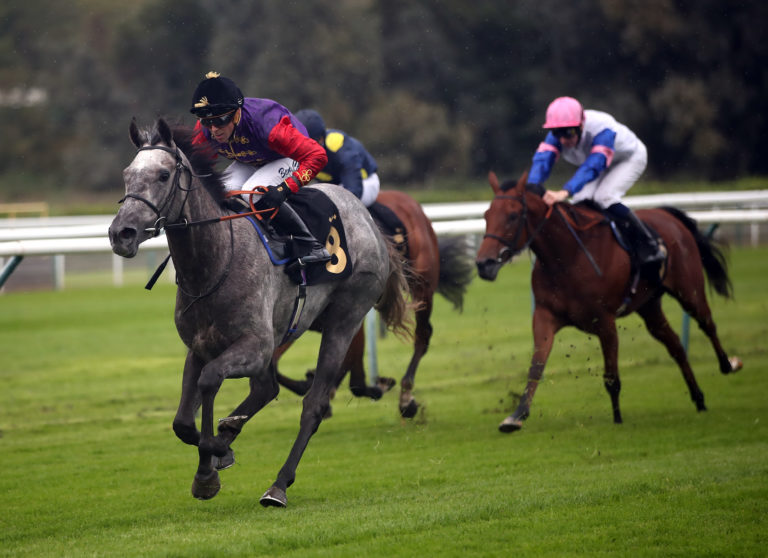 Treasure (left) leads the way at Nottingham