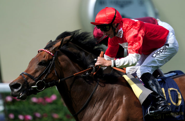 Rogue Millennium winning the Duke Of Cambridge Stakes