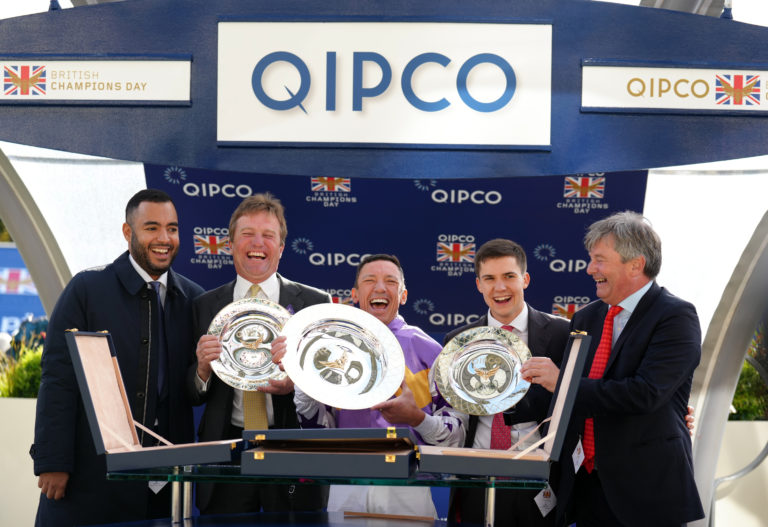 The Kinross team after Champions Day success in 2022