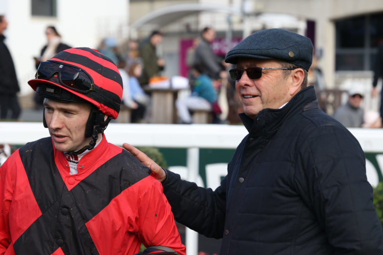 Colin Keane and Ger Lyons at Leopardstown